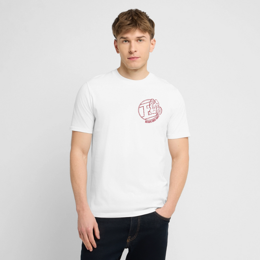 T-Shirt Bennets Moto Tours Logo weiß - Weiß