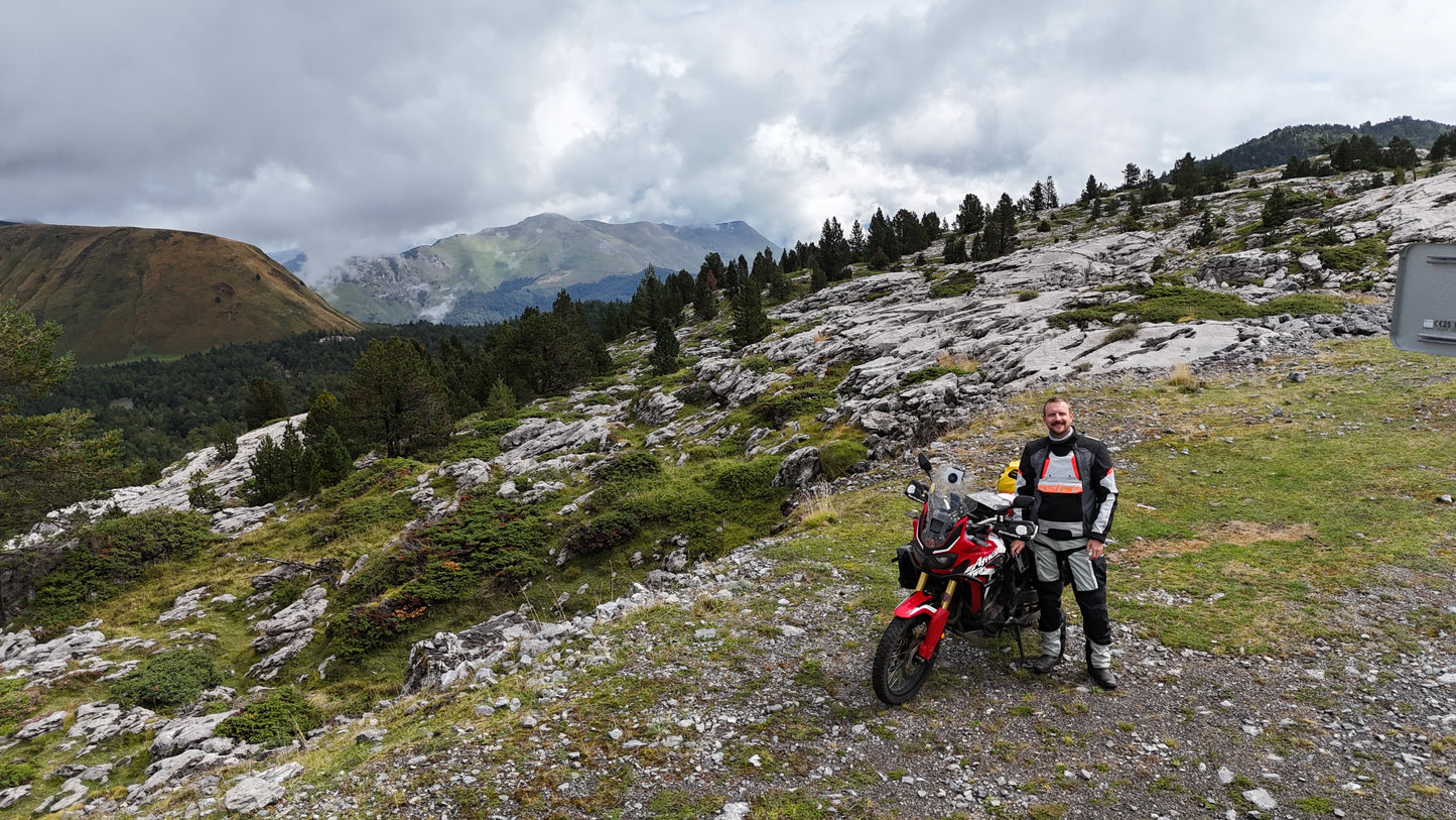Mit dem Motorrad durch die Pyrenäen: Vom Atlantik ans Mittelmeer. GPX Dateien