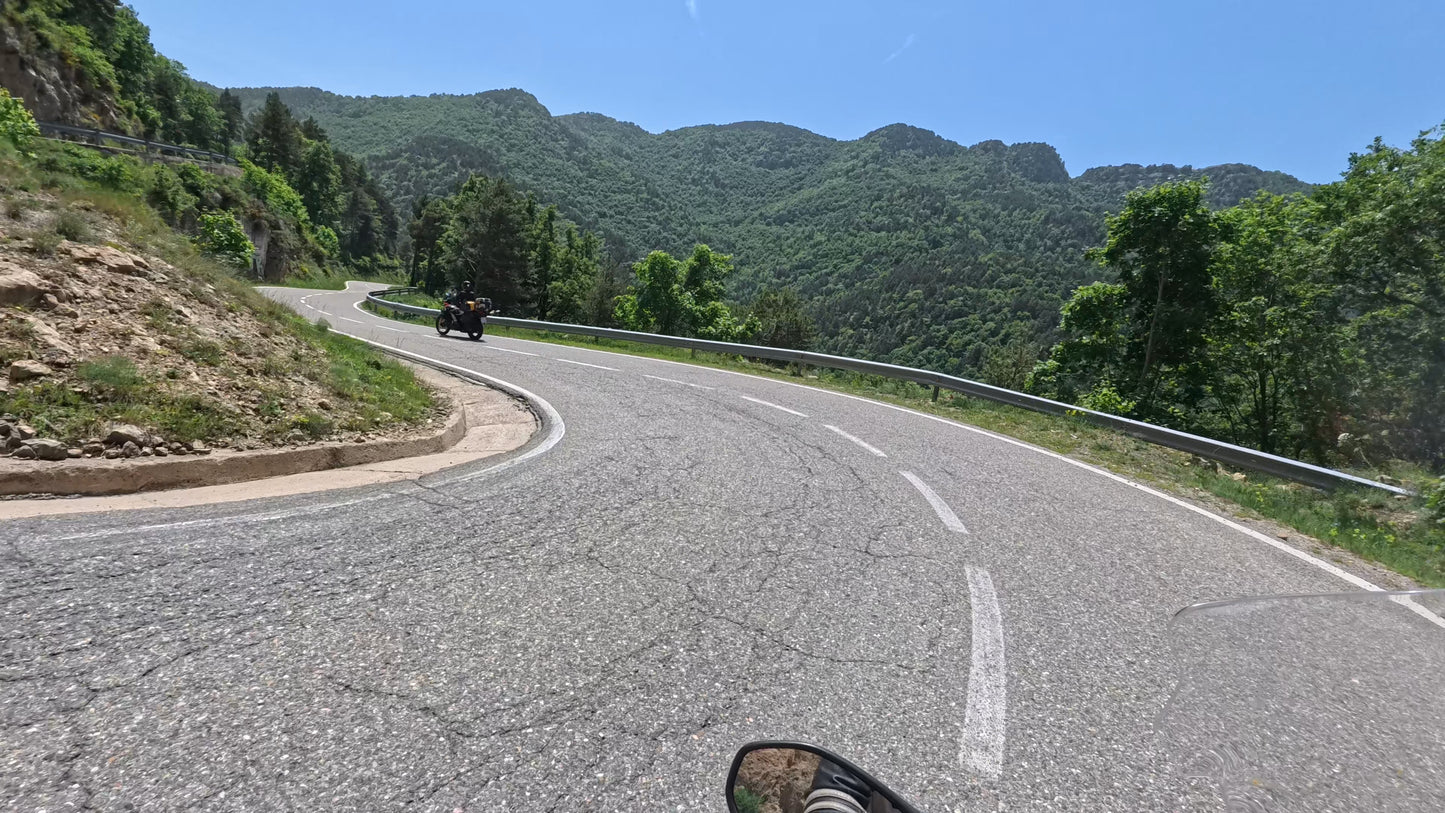 Mit dem Motorrad nach Barcelona GPX