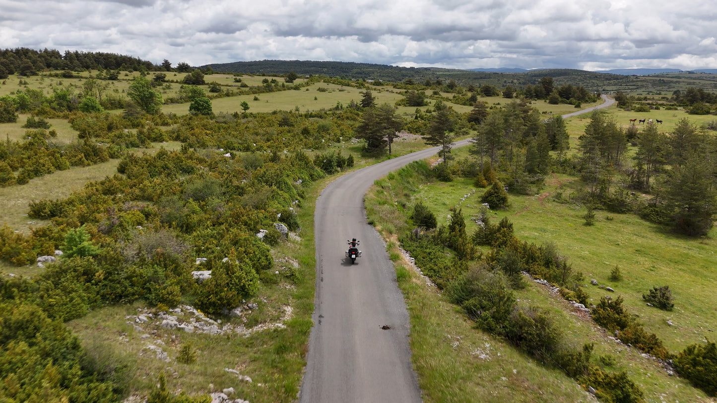 Mit dem Motorrad nach Barcelona: Vercors & Cevennen GPX