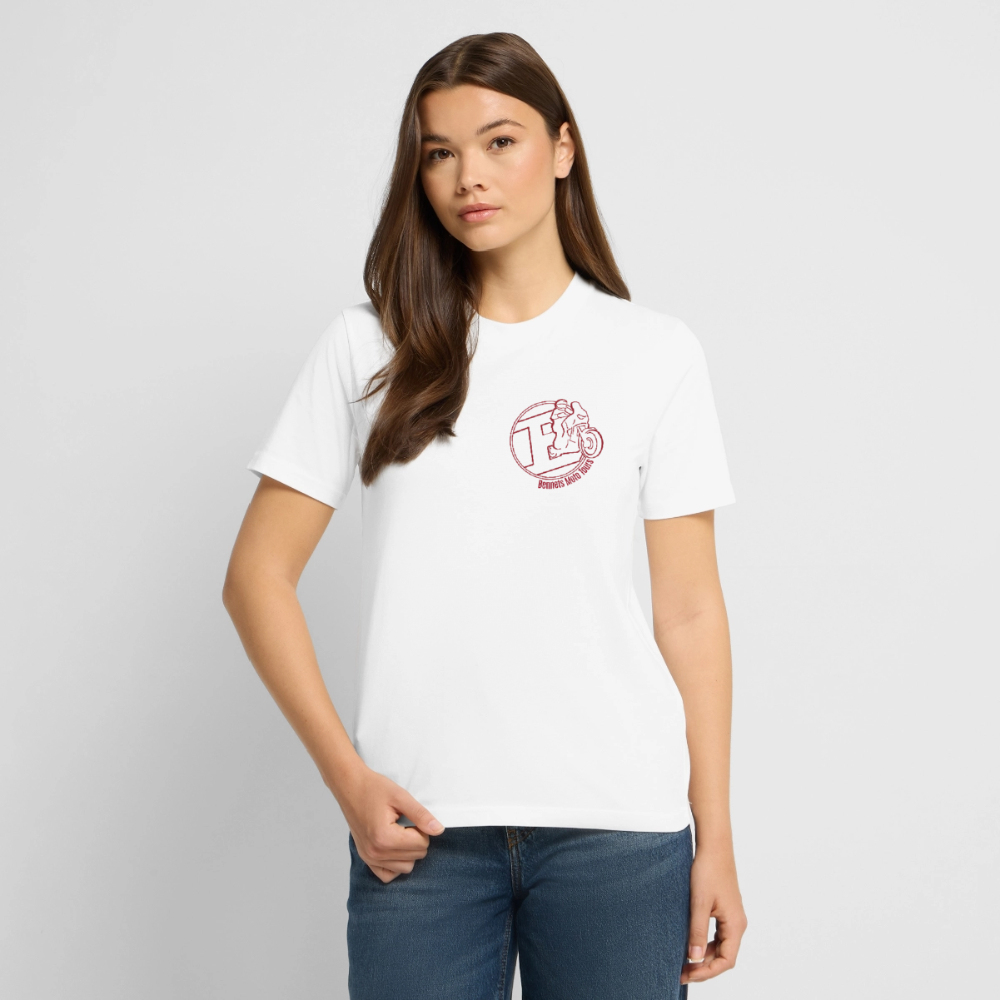 T-Shirt Bennets Moto Tours Logo weiß - Weiß