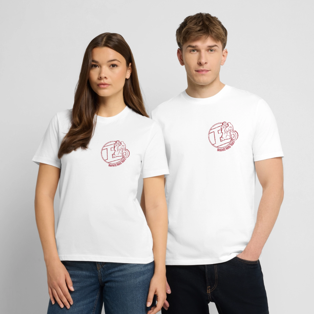 T-Shirt Bennets Moto Tours Logo weiß - Weiß