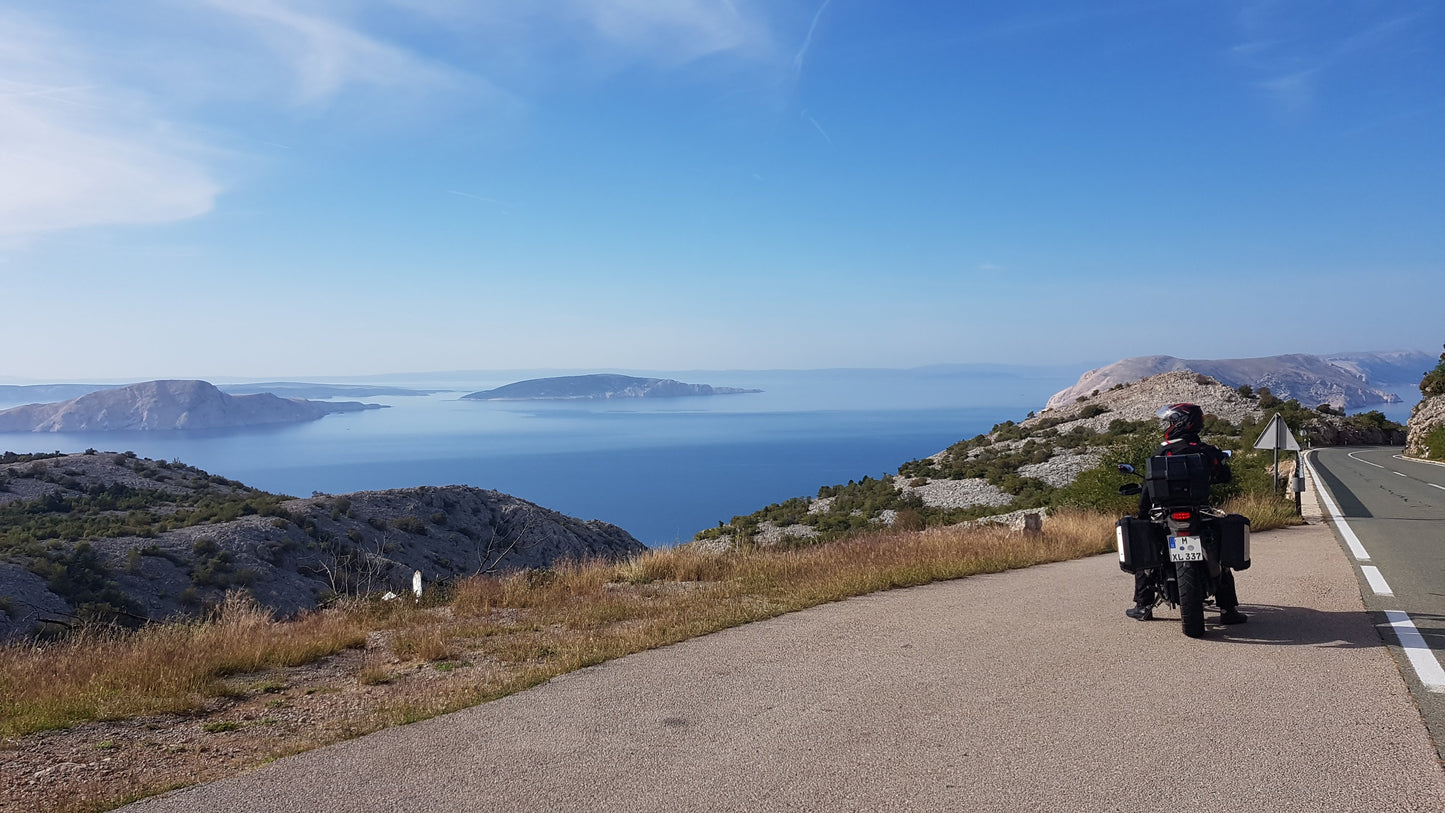 Mit dem Motorrad auf der Jadranska Magistrala: Italien, Griechenland, Adria GPX