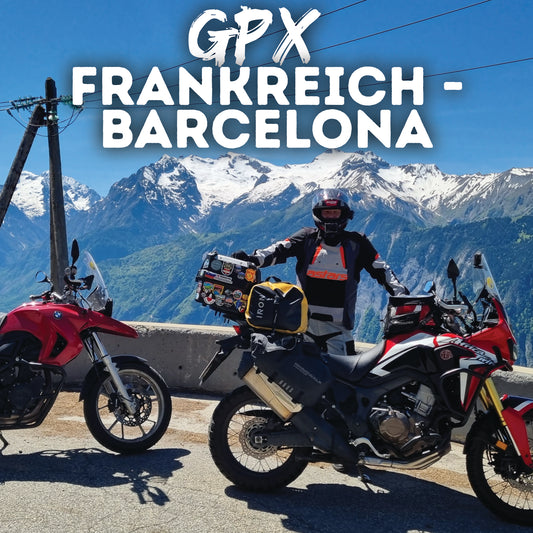 Mit dem Motorrad nach Barcelona: Vercors & Cevennen GPX