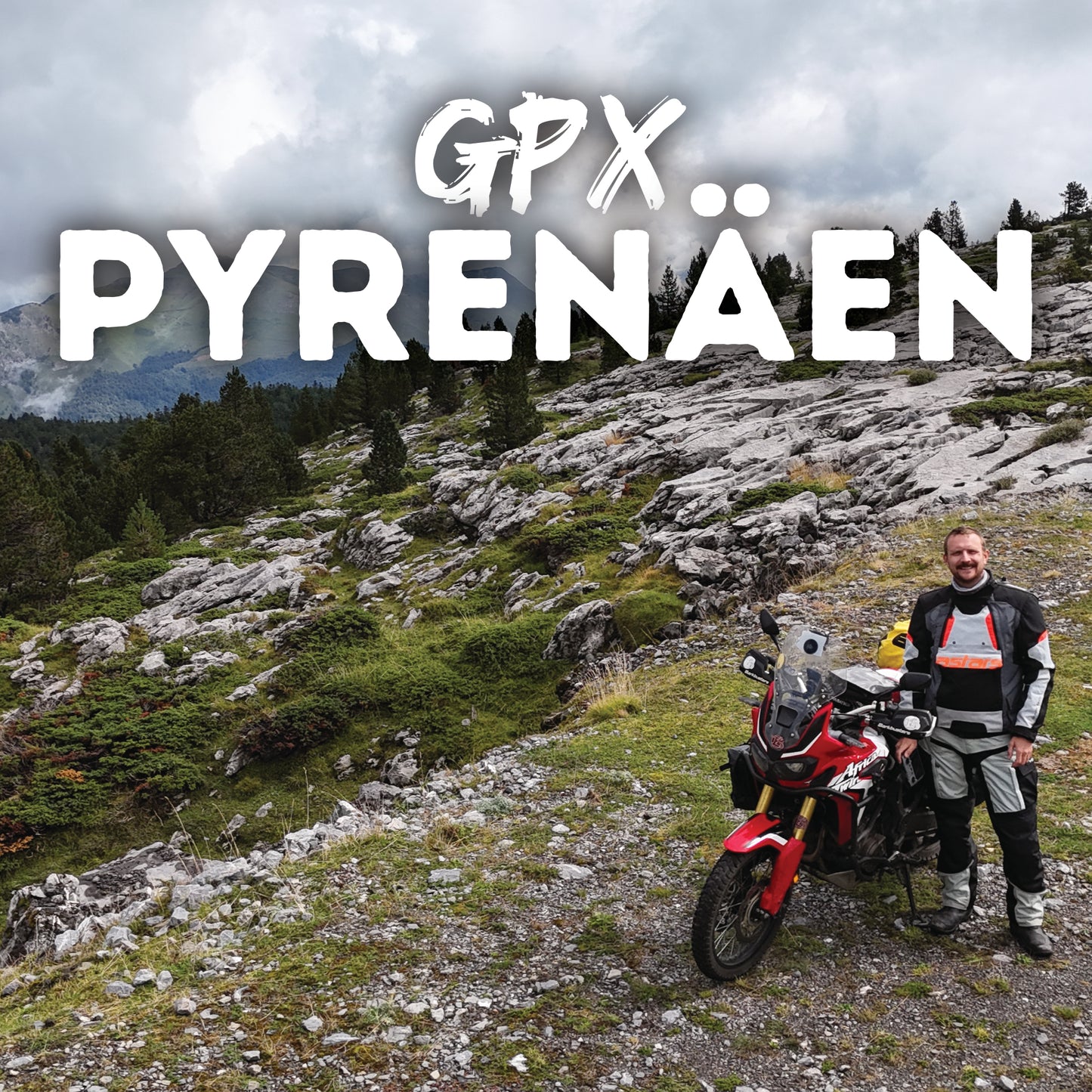 Mit dem Motorrad durch die Pyrenäen: Vom Atlantik ans Mittelmeer. GPX Dateien