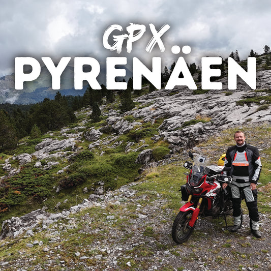 Mit dem Motorrad durch die Pyrenäen: Vom Atlantik ans Mittelmeer. GPX Dateien