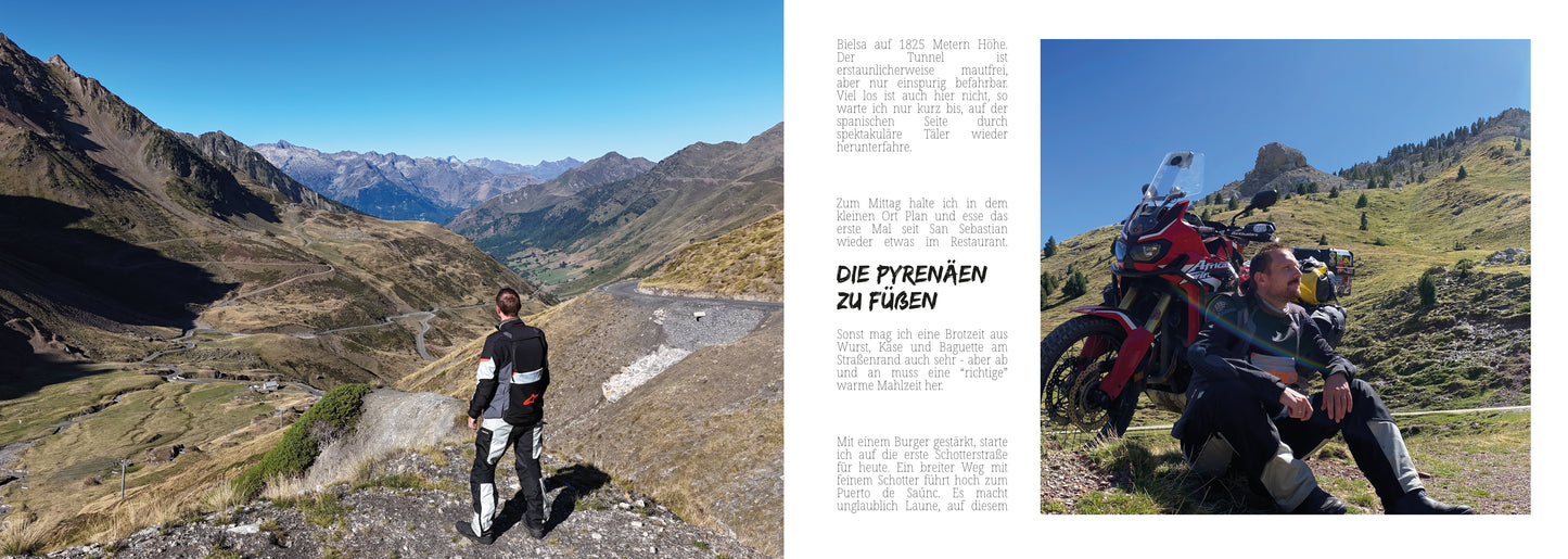 Bildband: Mit dem Motorrad durch die Pyrenäen. Vom Atlantik ans Mittelmeer!