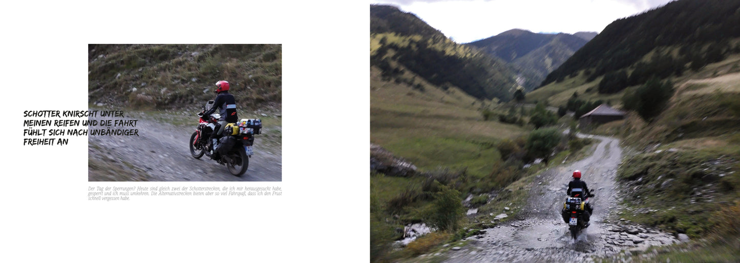 Bildband: Mit dem Motorrad durch die Pyrenäen. Vom Atlantik ans Mittelmeer!