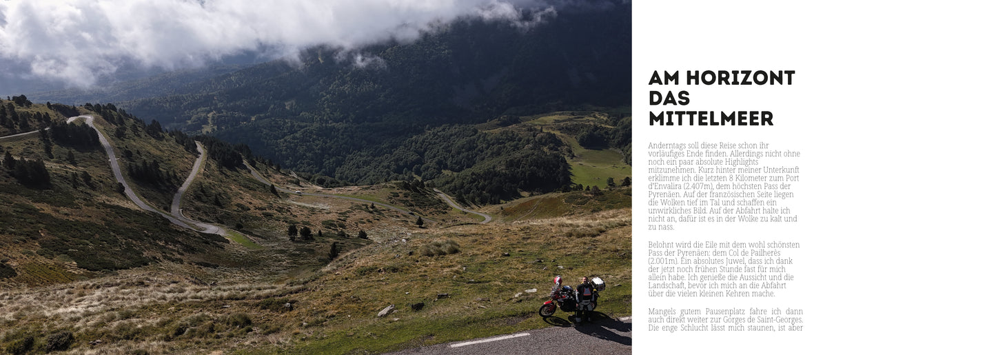 Bildband: Mit dem Motorrad durch die Pyrenäen. Vom Atlantik ans Mittelmeer!